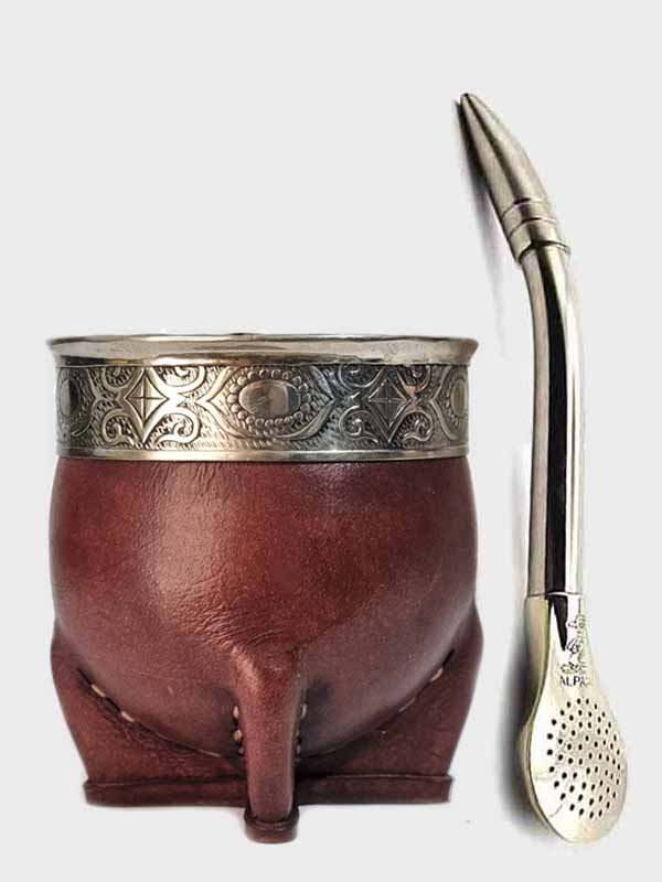 mate imperial y bombilla de alpaca