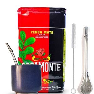 Yerba Mate Rosamonte y Mate Azul Ceramica