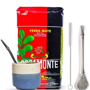 Yerba Mate Rosamonte y Mate Blue Ceramica