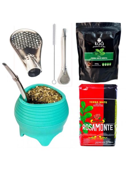 Yerba Mate Rosamonte y Yerba Menta Mod.AV04