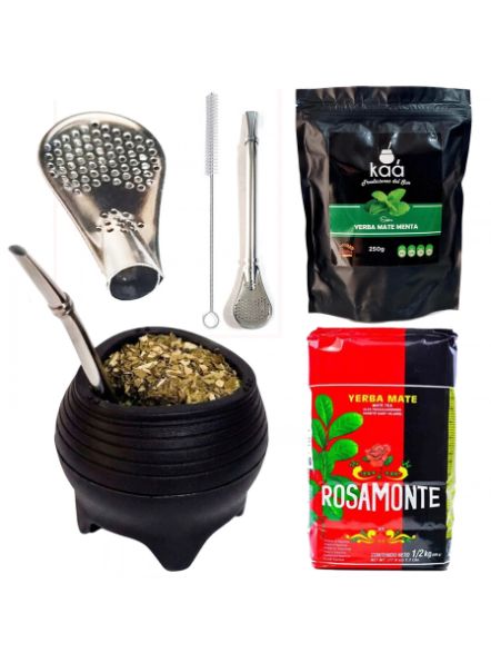 Yerba Mate Rosamonte y Yerba Menta Mod.NE01