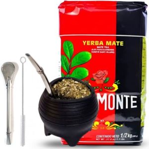 pack para yerba mate argentinan silicona negra