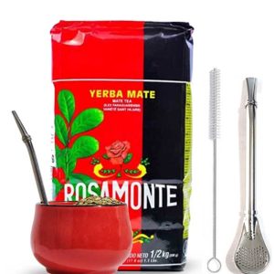 Yerba Mate Rosamonte y Mate Rojo Ceramica